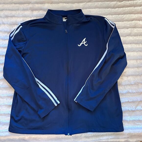 Men’s Atlanta Braves full zip jacket Size XL - Picture 7 of 10